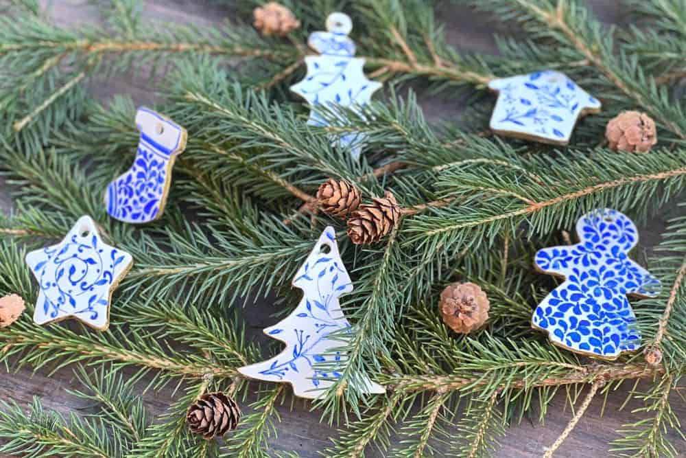 10 DIY Christmas Ornaments That Are Made Out Of Air-Dry Clay