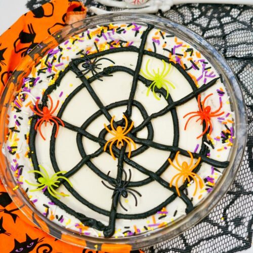 Halloween Spider Cookie Pizza  BEST Recipe  exciting Party Food - Desserts  Snacks