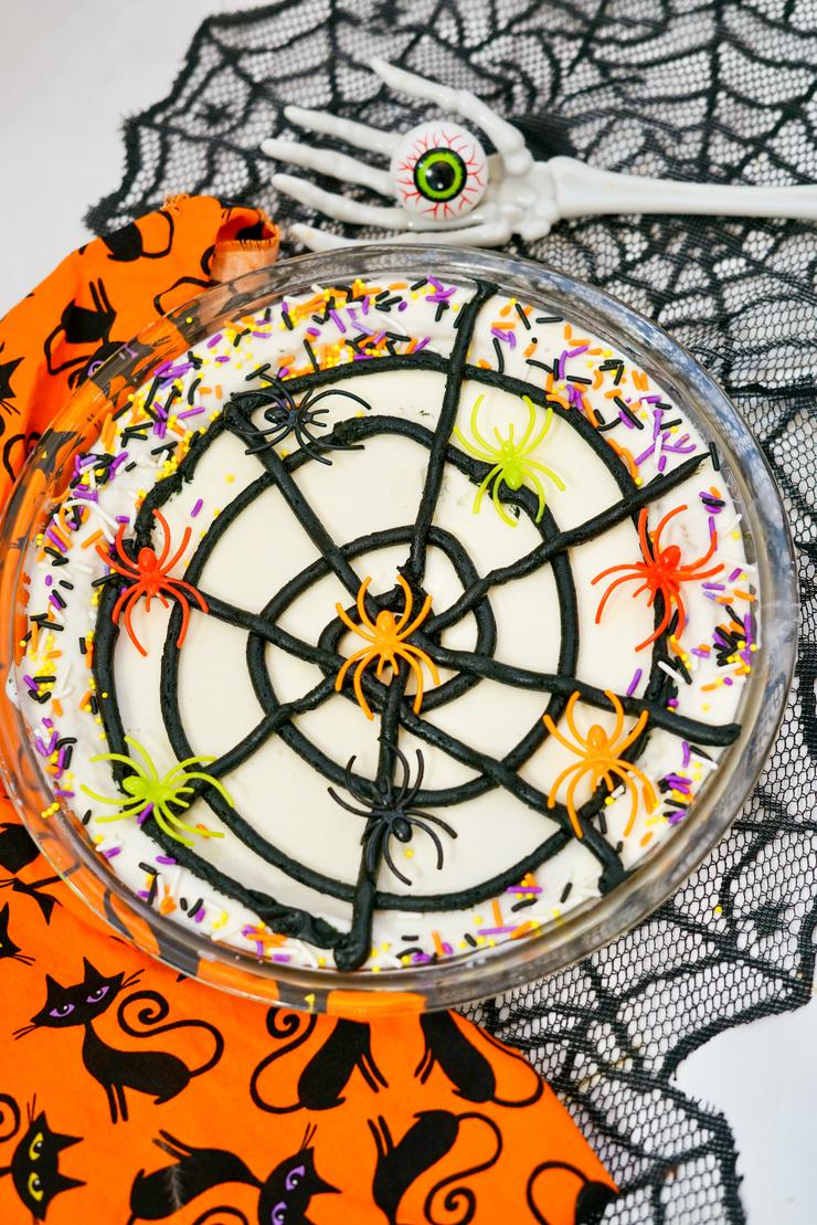 Halloween Spider Cookie Pizza BEST Recipe {Easy} Party Food