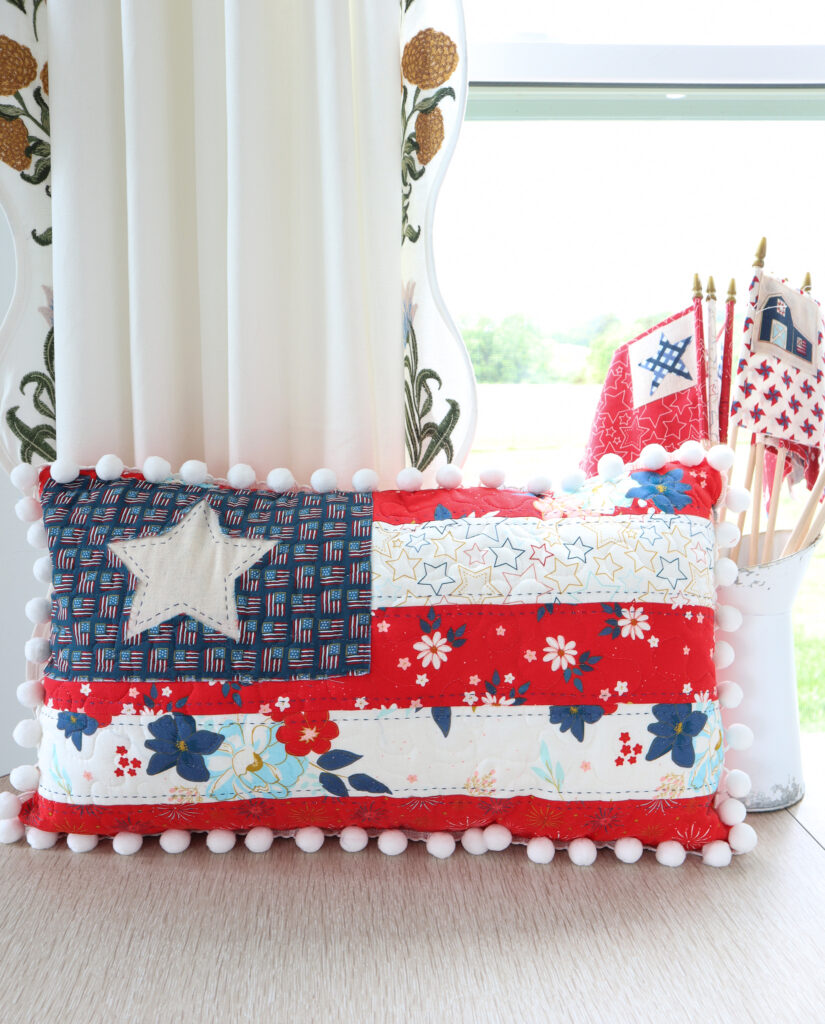 Liberty Flag Free Pillow Pattern